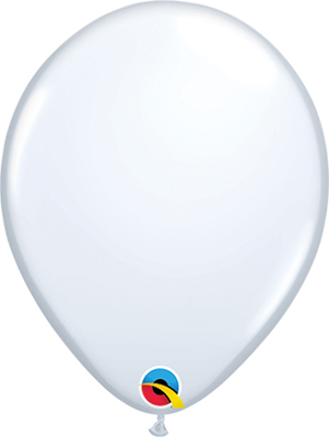 11 Inch White Latex Balloon 100pk