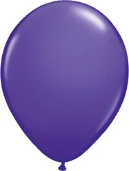 11 Inch Deco Purple Latex Balloon 100pk