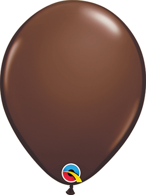 16 Inch Chocolate Brown Latex Balloons 50pk