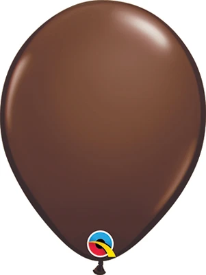 11 Inch Deco Dark Brown Latex Balloon 100pk