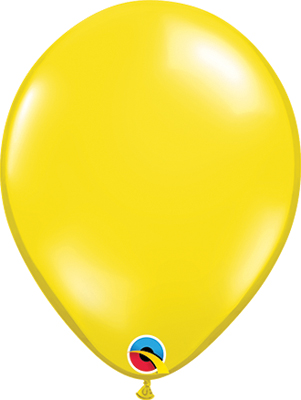 16 Inch Citrine Yellow Latex Balloons 50pk