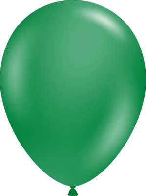 11 Inch Crystal Emerald Green Latex Balloon 100pk