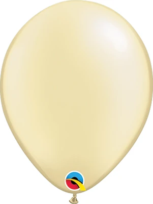 11 Inch Pearl Ivory Latex Balloon 100pk