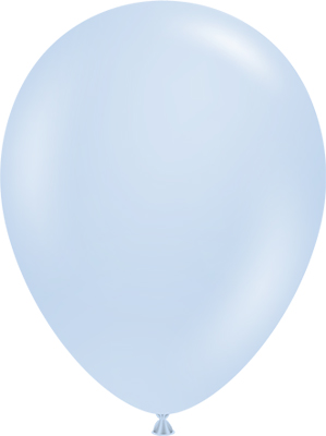 17 Inch Monet Light Blue Latex Balloon 50pk