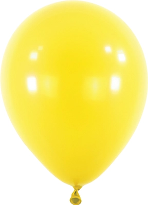 11 Inch Yellow Sunshine Latex Balloon 100pk