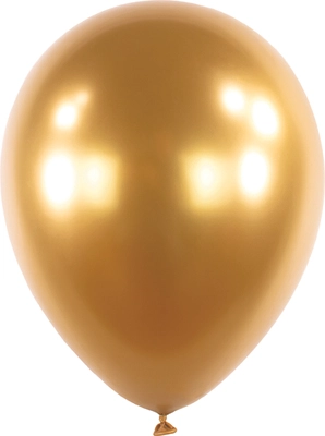 11 Inch Satin Luxe Gold Sateen Latex Balloon 100pk