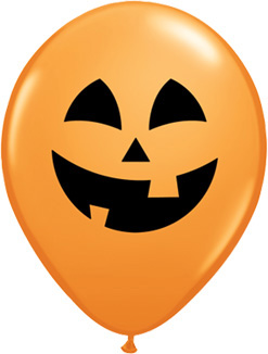 11 Inch Halloween Jolly Jack Latex Balloons 50pk