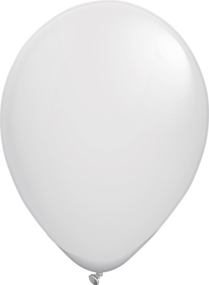 11 Inch White Latex Balloon 100pk