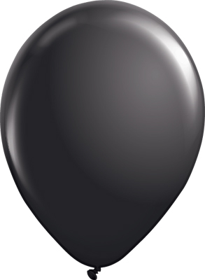 11 Inch Deco Black Latex Balloon 100pk