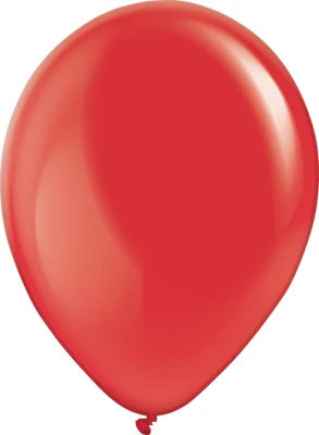 11 Inch Crystal Red Latex Balloon 100pk