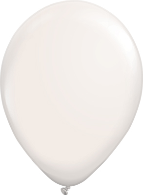 11 Inch Deco White Latex Balloon 100pk