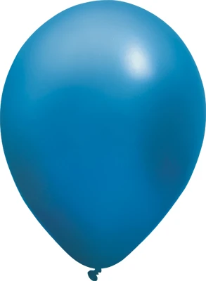 11 Inch Metallic Blue Latex Balloon 100pk