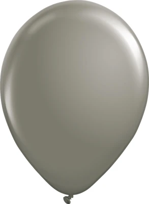 11 Inch Deco Gray Latex Balloon 100pk