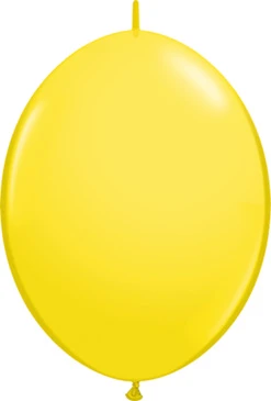 12 Inch Yellow Quick Link Latex Balloons 50pk