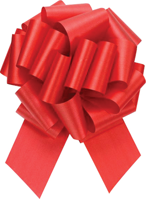 #40 Hot Red Perfect Bow