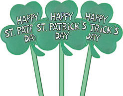 2.5 Inch St Patrick's Day Floral Pick 12pk
