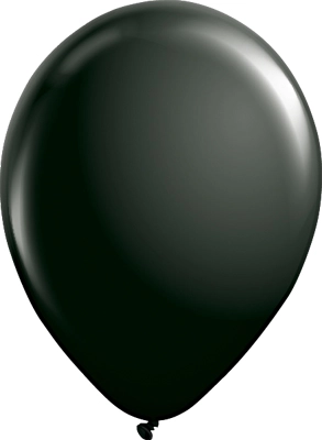 16 Inch Black Latex Balloons 50pk