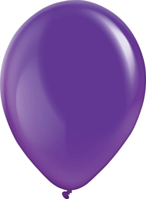 16 Inch Crystal Purple Latex Balloons 50pk