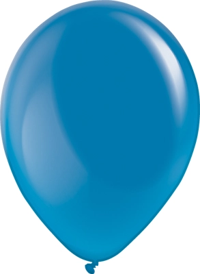 16 Inch Crystal Blue Latex Balloons 50pk