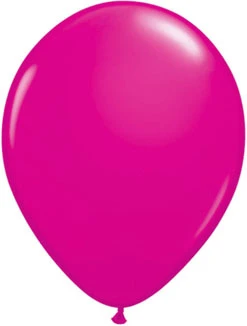 16 Inch Deco Hot Pink Latex Balloon 50pk