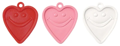 8 gramHappy HeartBalloon Weights 100pk