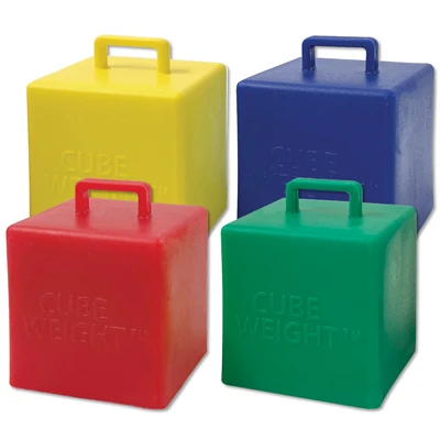 65g Cube Weight™ Primary-Plus Balloon Weights 10pk