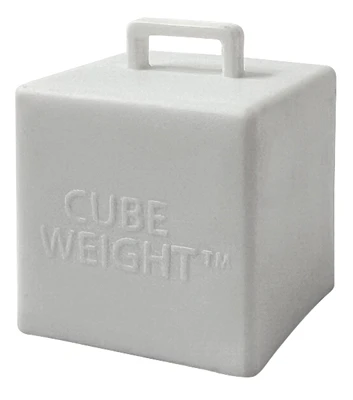 65g Cube Weight™ White Balloon Weights 10pk