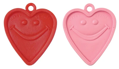 65g Happy Weight™ Happy Heart™ Red & Pink Balloon Weights 10pk