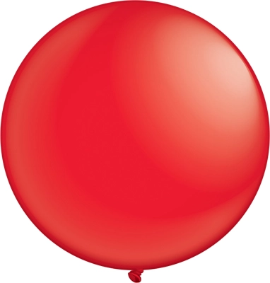 24 Inch Red Latex Balloon 5pk