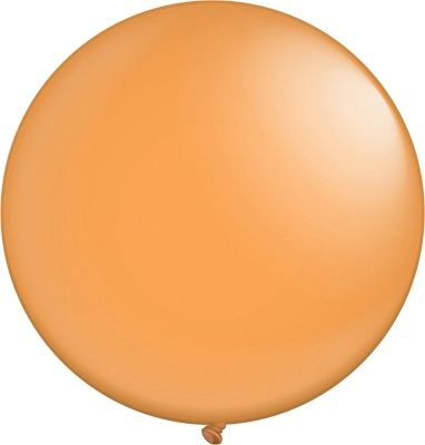 24 Inch Orange Latex Balloons 5pk