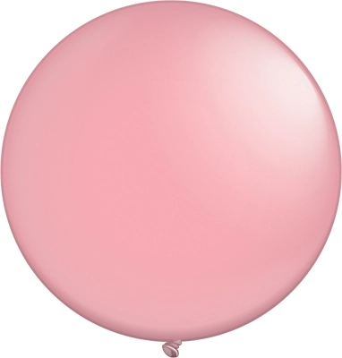 24 Inch Pink Latex Balloons 5pk