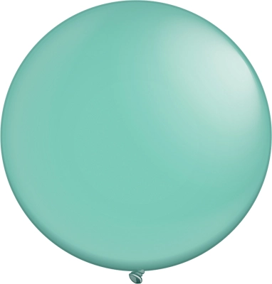 24 Inch Island Green Latex Balloons 5pk