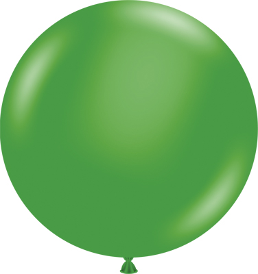24 Inch Green Latex Balloon 3pk