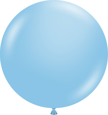 36 Inch Baby Blue Latex Balloon 2pk