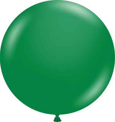 24 Inch Crystal Emerald Green Latex Balloon 3pk