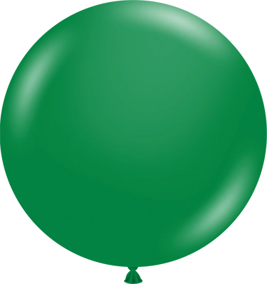 24 Inch Crystal Emerald Green Latex Balloon 3pk