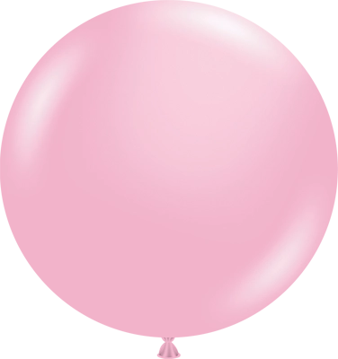 24 Inch Baby Pink Latex Balloon 3pk