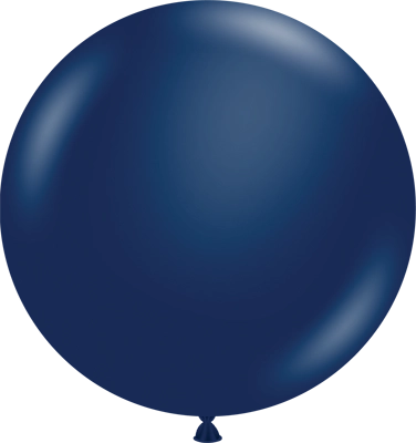 36 Inch Metallic Midnight Blue Latex Balloon 2pk