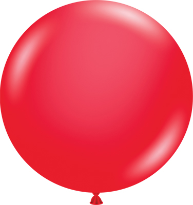 24 Inch Red Latex Balloon 3pk