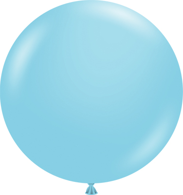 24 Inch Sea Glass Light Blue Latex Balloon 3pk