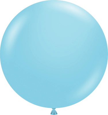 24 Inch Sea Glass Light Blue Latex Balloon 3pk