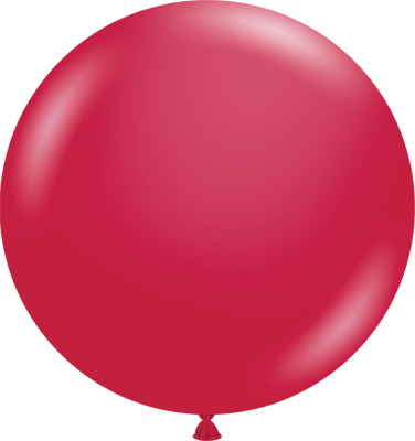 24 Inch Metallic Starfire Red Latex Balloon 3pk