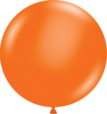 36 Inch Orange Latex Balloon 2pk