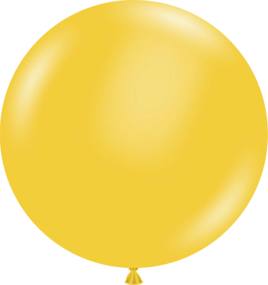 24 Inch Goldenrod Latex Balloon 3pk