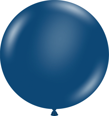 36 Inch Navy Blue Latex Balloon 2pk