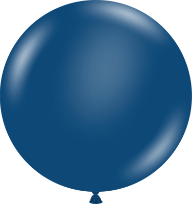 36 Inch Navy Blue Latex Balloon 2pk