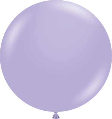 24 Inch Blossom Light Lavender Latex Balloon 3pk