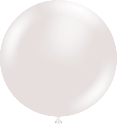 24 Inch Pearl Sugar White Latex Balloon 3pk