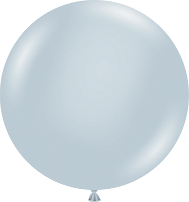 36 Inch Fog Blue Gray Latex Balloon 2pk