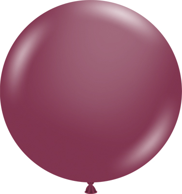 24 Inch Sangria Latex Balloon 3pk